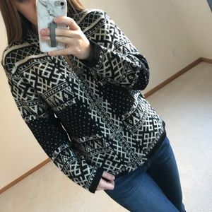 Vintage inspired wool sweater